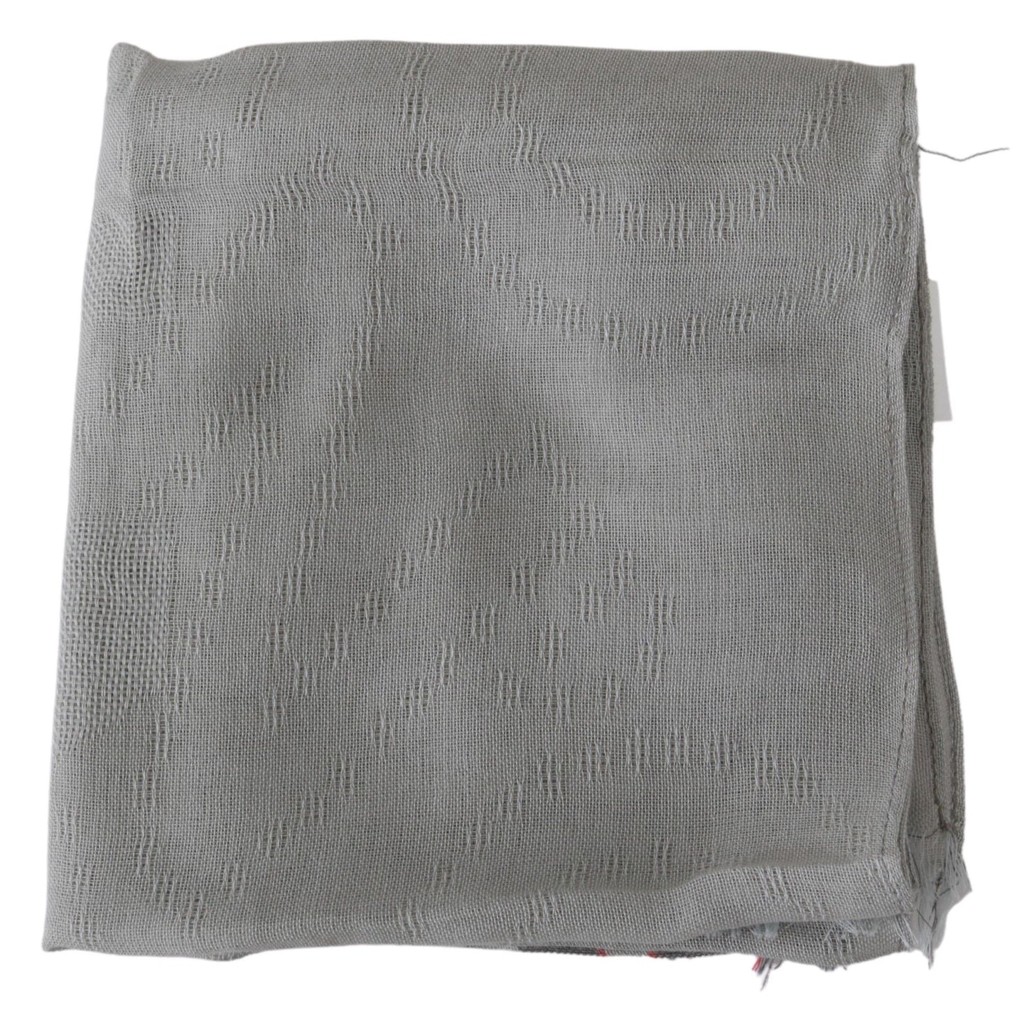 Costume National Elegant Gray Cotton Men's Scarf