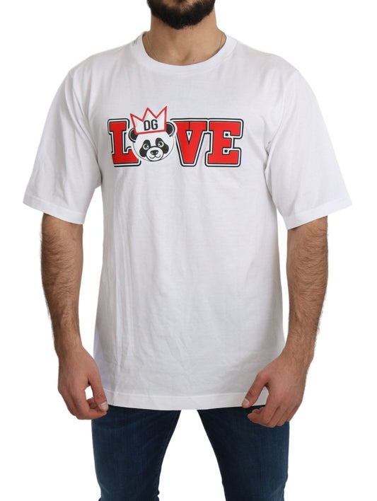 Dolce &amp; Gabbana Panda Love Slim Fit Crewneck Tee