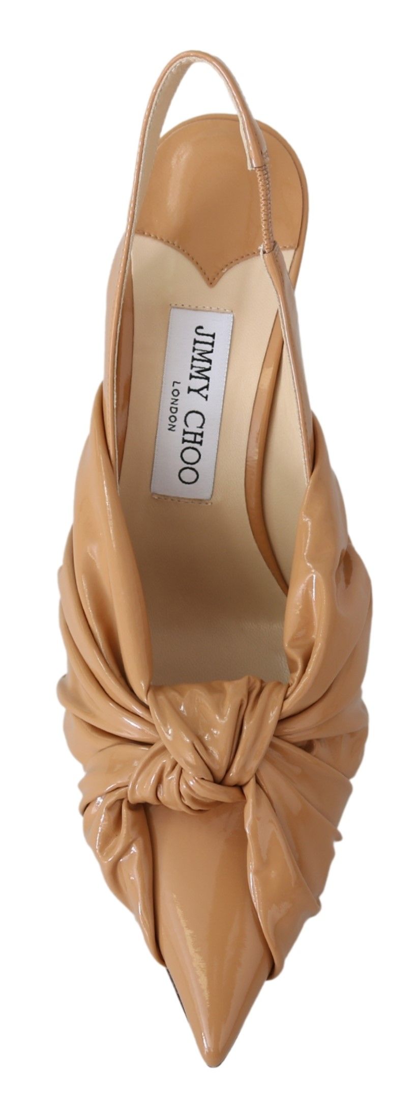 Jimmy Choo Caramel Brown Leather Annabell 85 Pumps