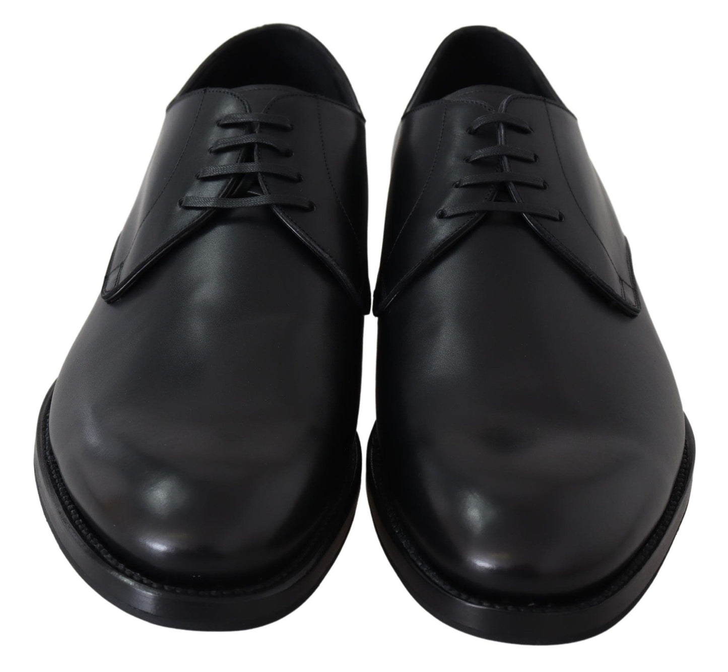 Dolce &amp; Gabbana Black Leather SARTORIA Hand Made Shoes