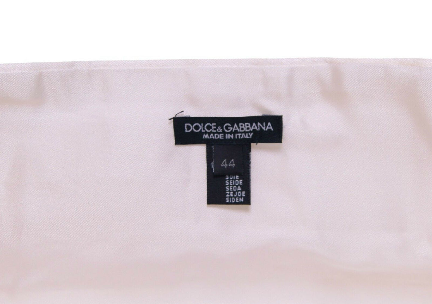 Dolce &amp; Gabbana White Waist Tuxedo Smoking Belt Cummerbund