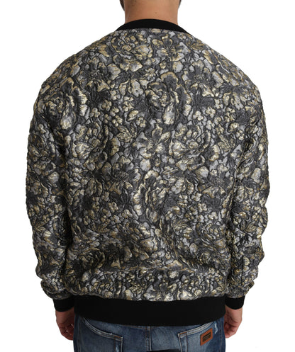 Dolce &amp; Gabbana Samba Jacquard Palm Crewneck Sweater