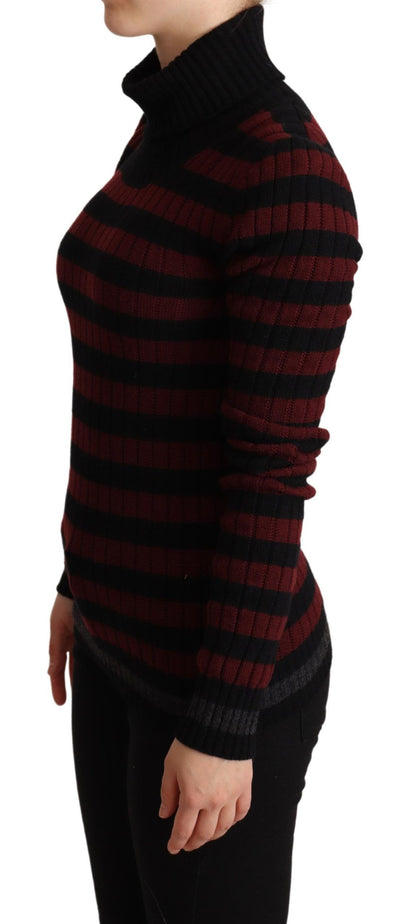 Dolce &amp; Gabbana Chic Striped Wool-Cashmere Sweater