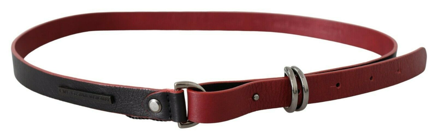 Costume National Elegant Dual-Tone Leather Belt