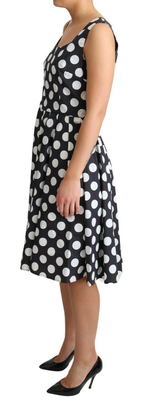 Dolce &amp; Gabbana Polka Dot Sleeveless A-Line Dress