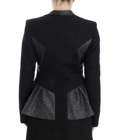 KAALE SUKTAE Elegant Monochrome Zippered Blazer Jacket