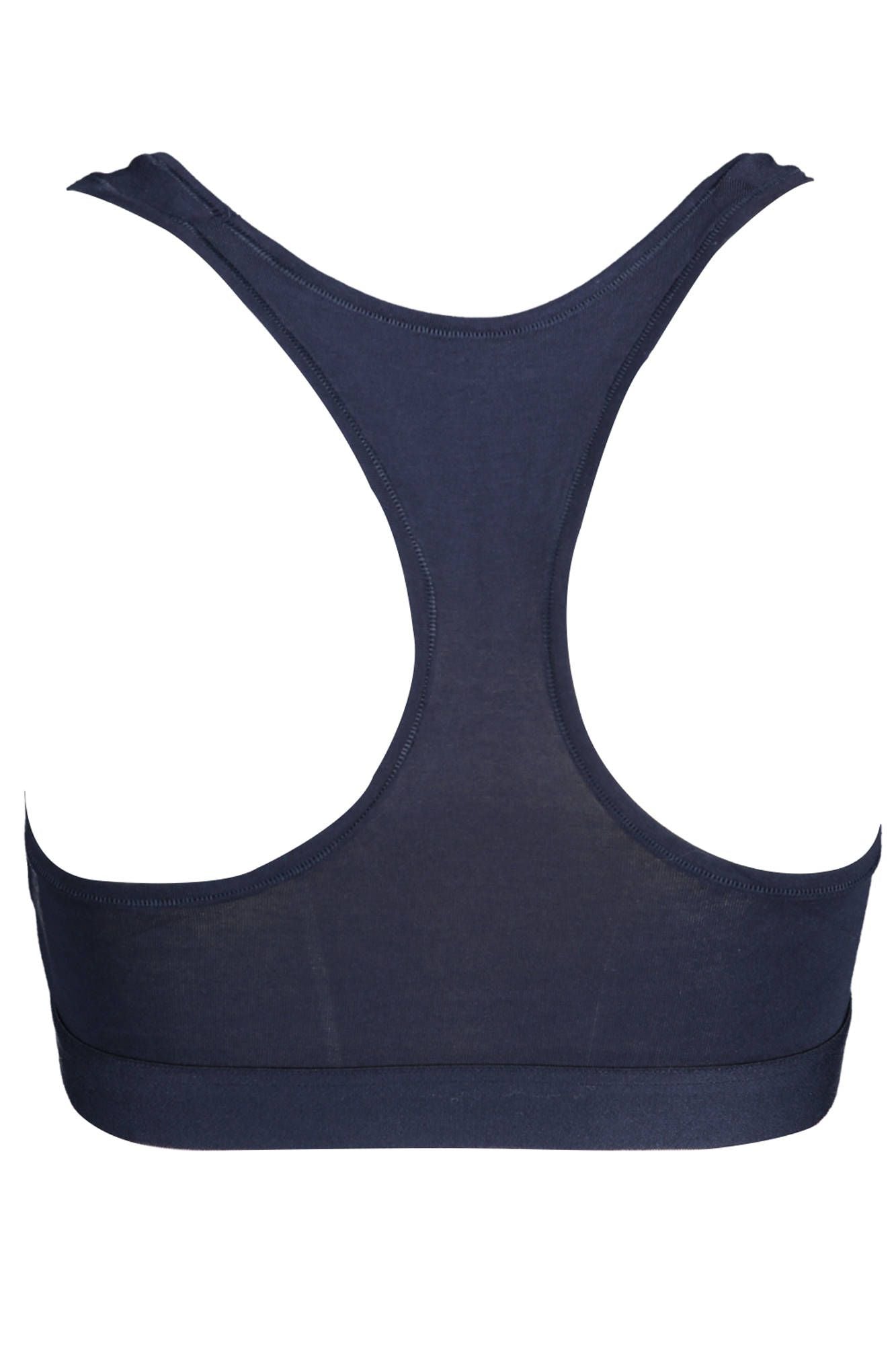 Tommy Hilfiger Blue Cotton Women Sports Bra