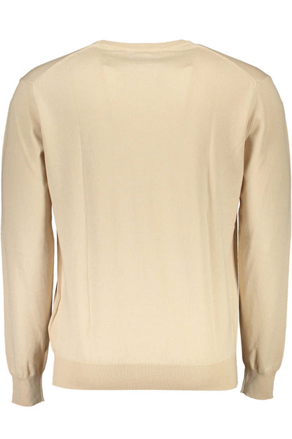 La Martina Beige Cotton Men Sweater