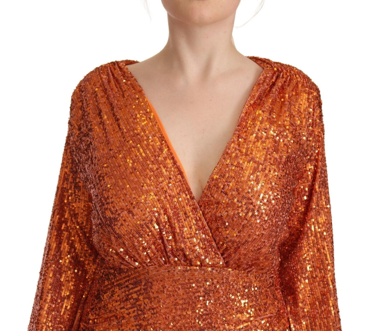 Aniye By Sequin Embellished Wrap Mini Dress