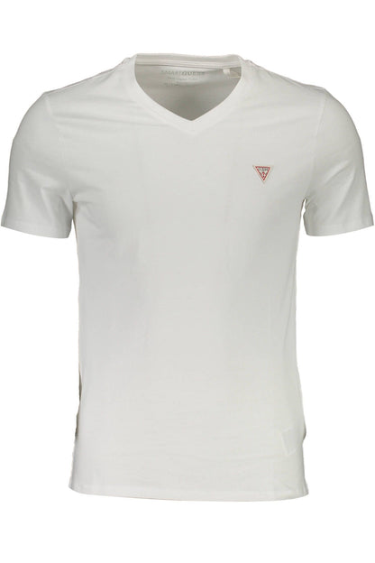 Guess Jeans White Cotton Men TShirt