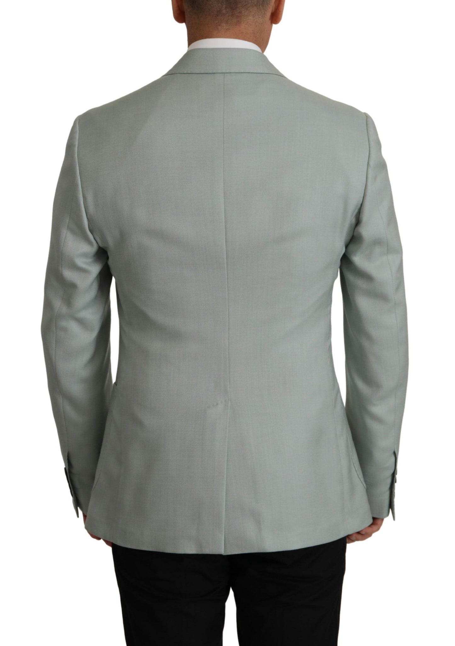 Dolce &amp; Gabbana Light Green Cashmere Silk Blazer