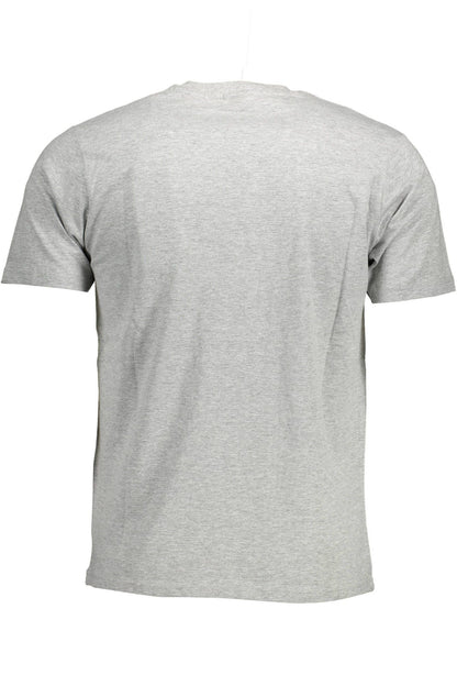 North Sails Gray Cotton Men T-Shirt