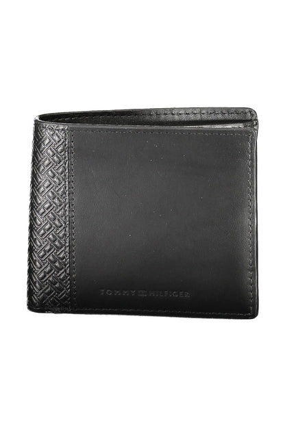 Tommy Hilfiger Black Leather Men Wallet