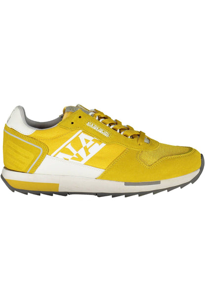 Napapijri Yellow Polyester Men Sneaker