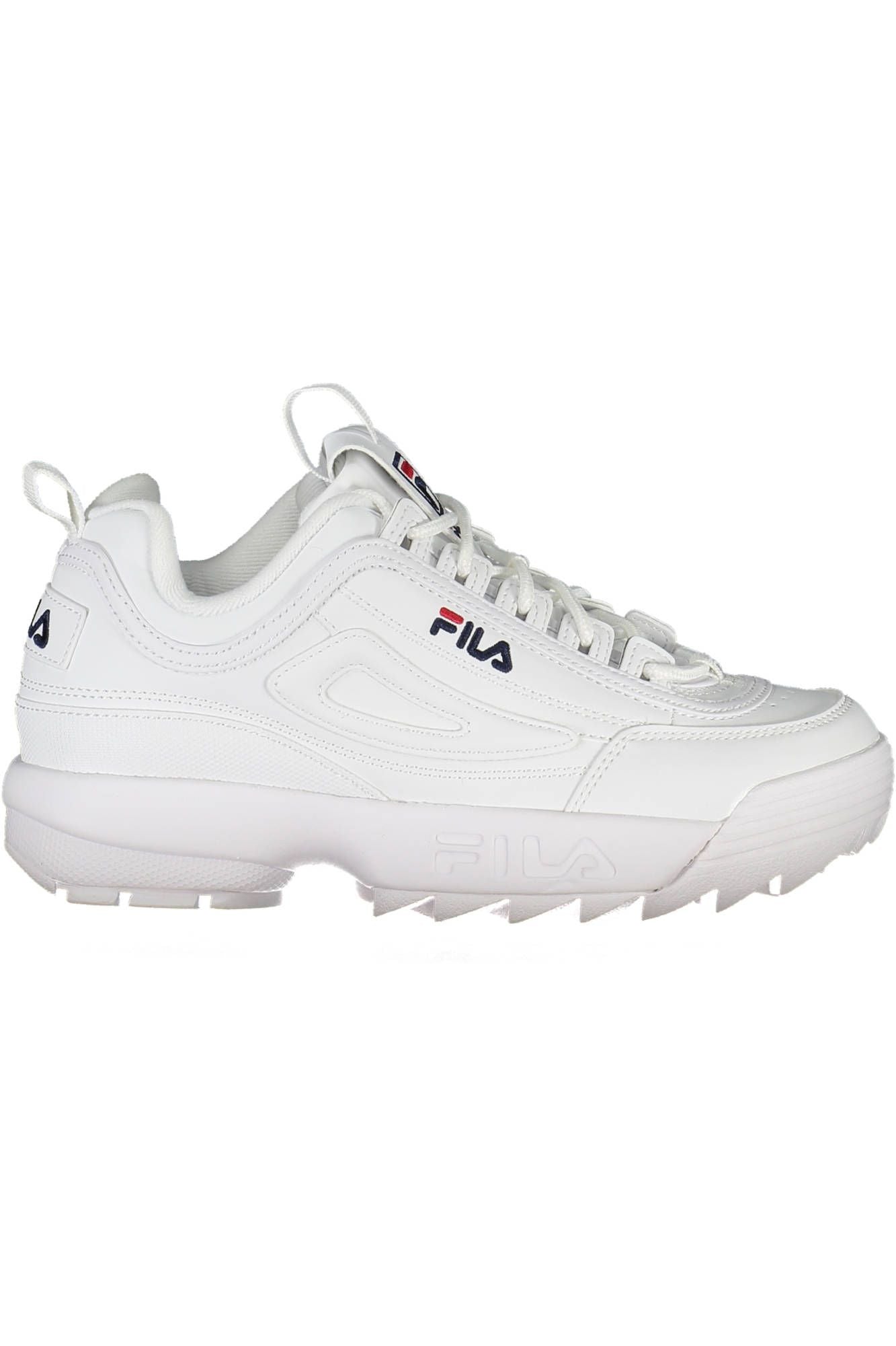 Fila White Polyester Women Sneaker