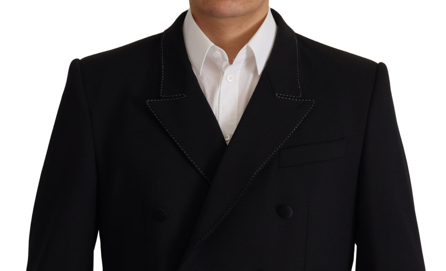 Dolce &amp; Gabbana Elegant Double Breasted Wool Blazer