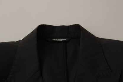 Dolce &amp; Gabbana Elegant Taormina Black Cotton Blazer