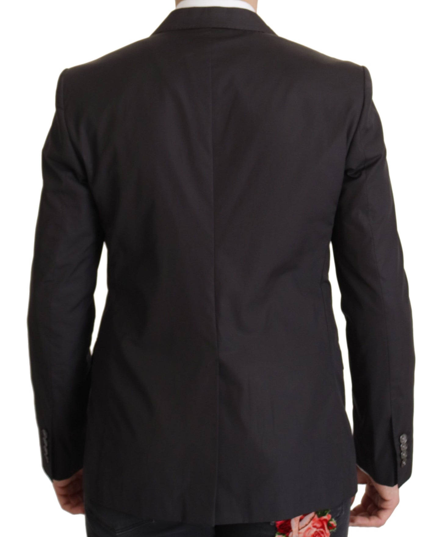 Dolce &amp; Gabbana Elegant Taormina Black Cotton Blazer