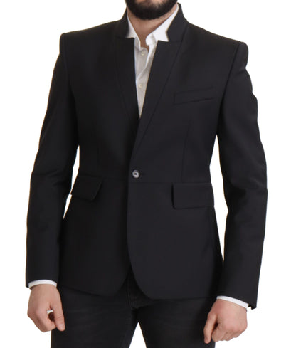 Dolce &amp; Gabbana Elegant Single-Breasted Wool Blazer