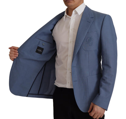 Dolce &amp; Gabbana Elegant Single Breasted Linen Jacket