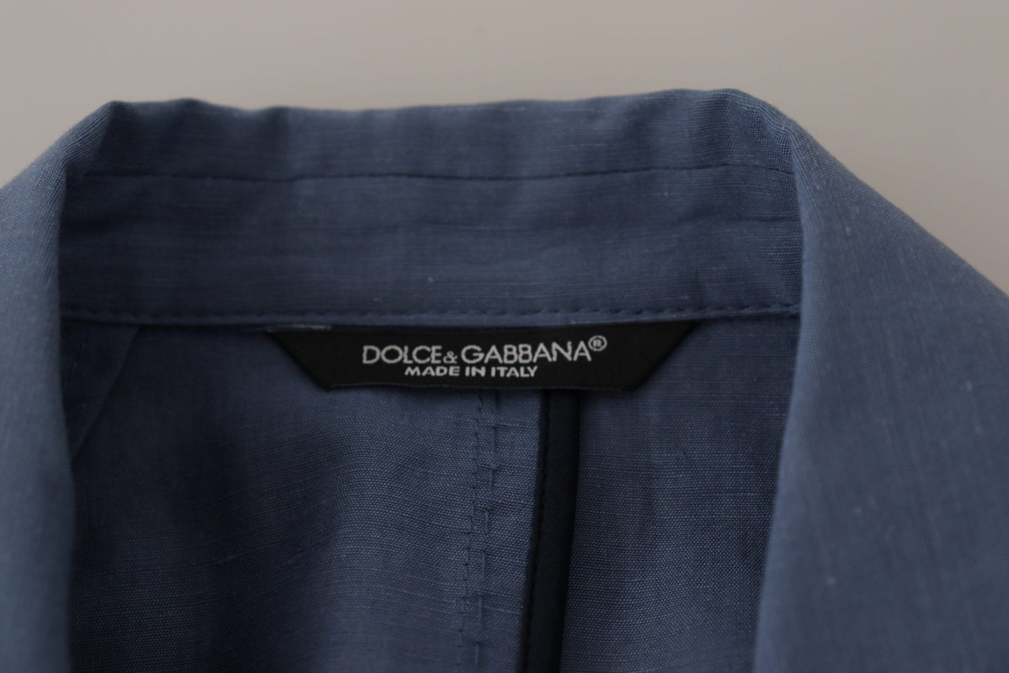 Dolce &amp; Gabbana Elegant Single Breasted Linen Jacket