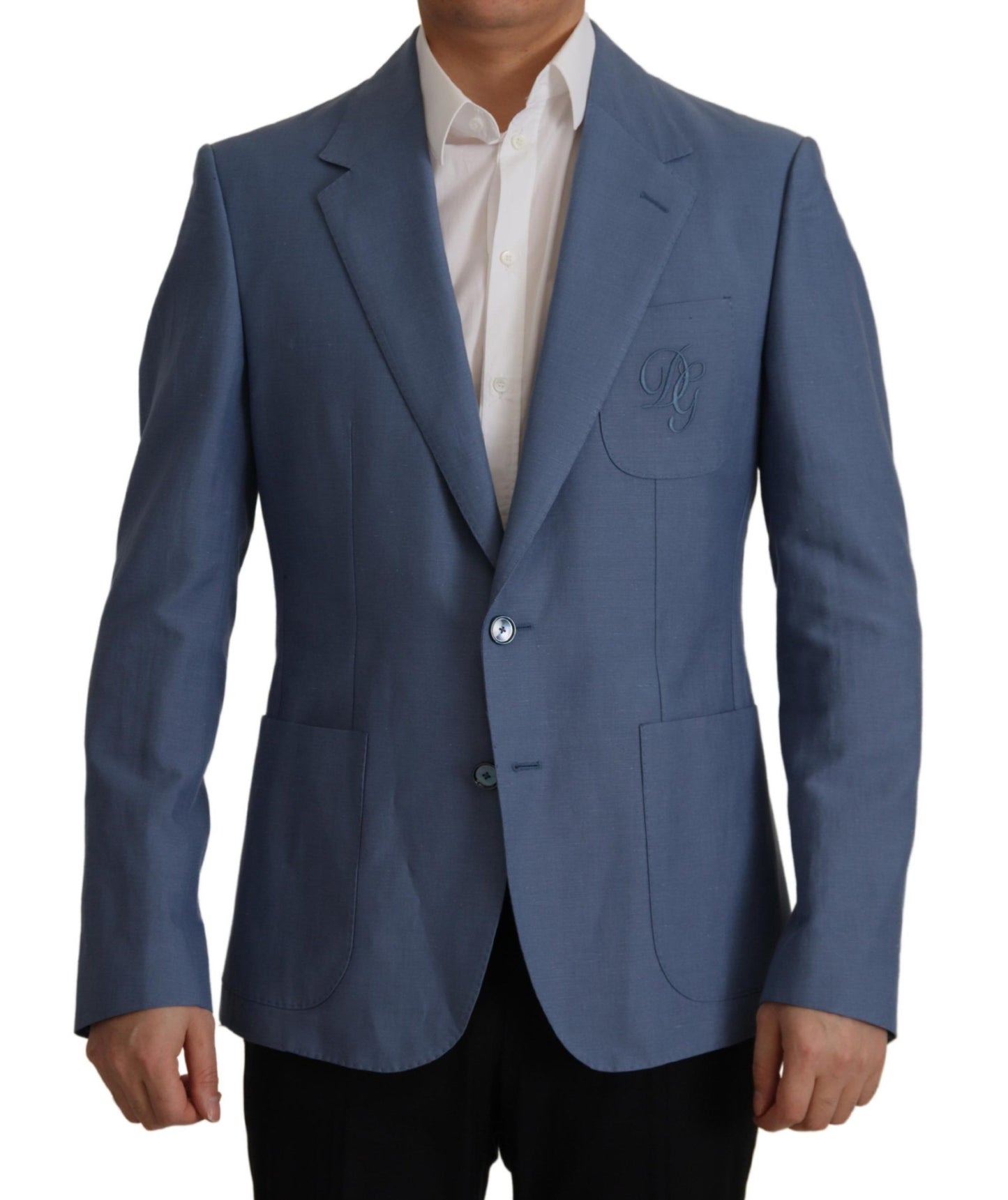 Dolce &amp; Gabbana Elegant Single Breasted Linen Jacket