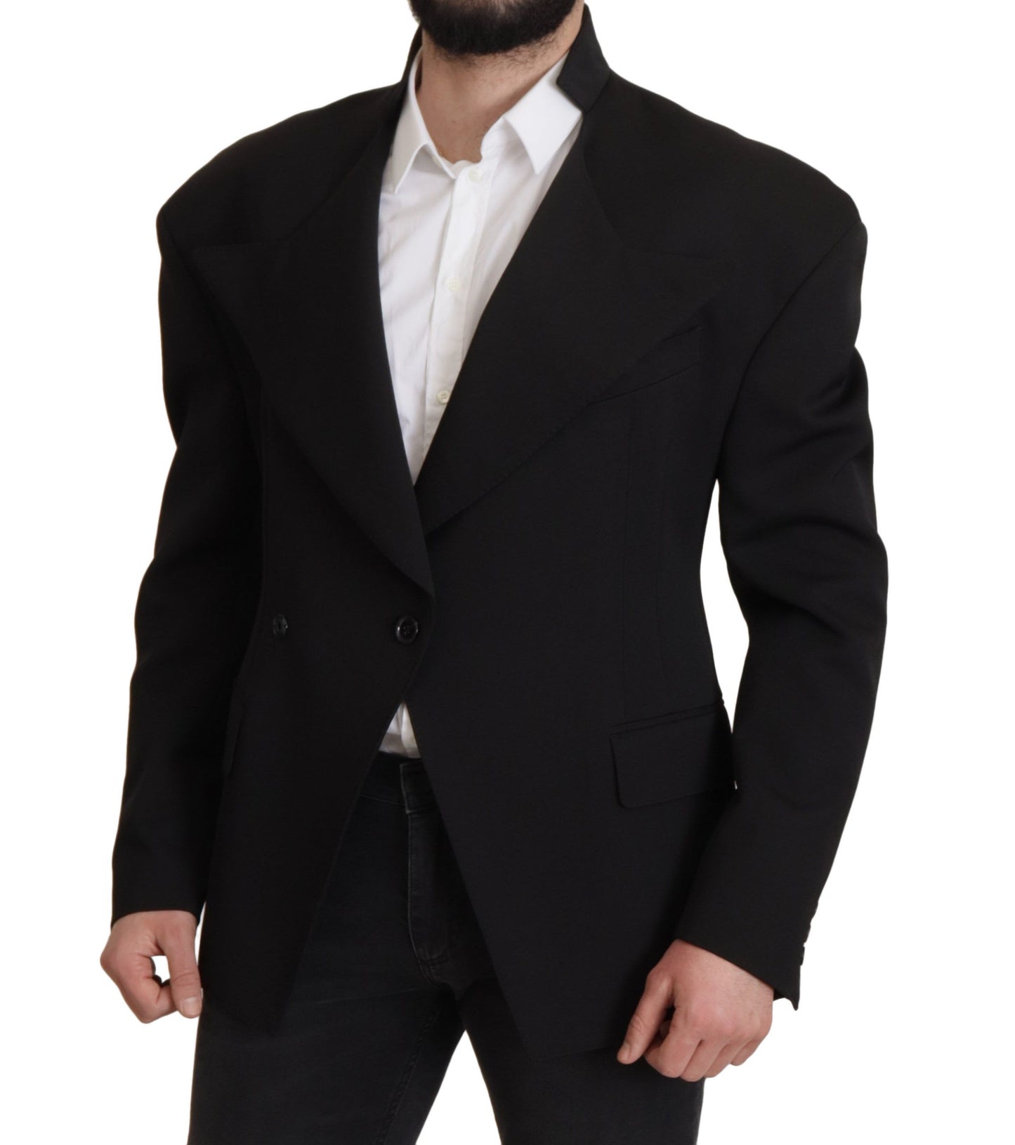 Dolce & Gabbana Elegant Single Breasted Wool Blazer