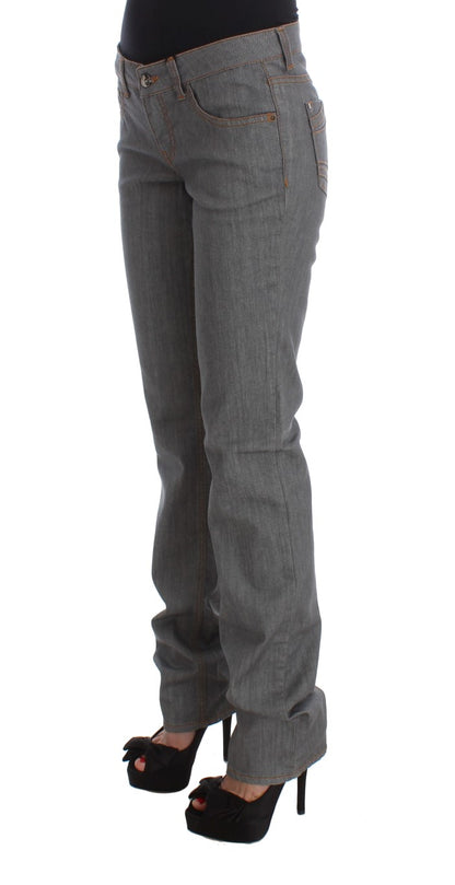 Costume National Elegant Gray Regular Fit Jeans