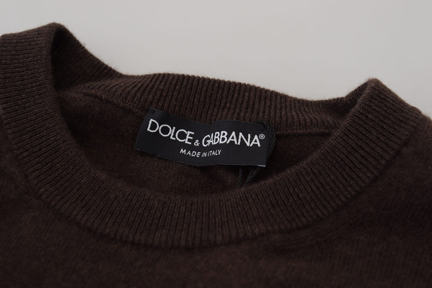 Dolce & Gabbana Elegant Cashmere Crew Neck Sweater