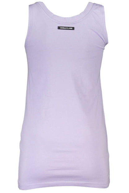 Cavalli Class Purple Cotton Women Top