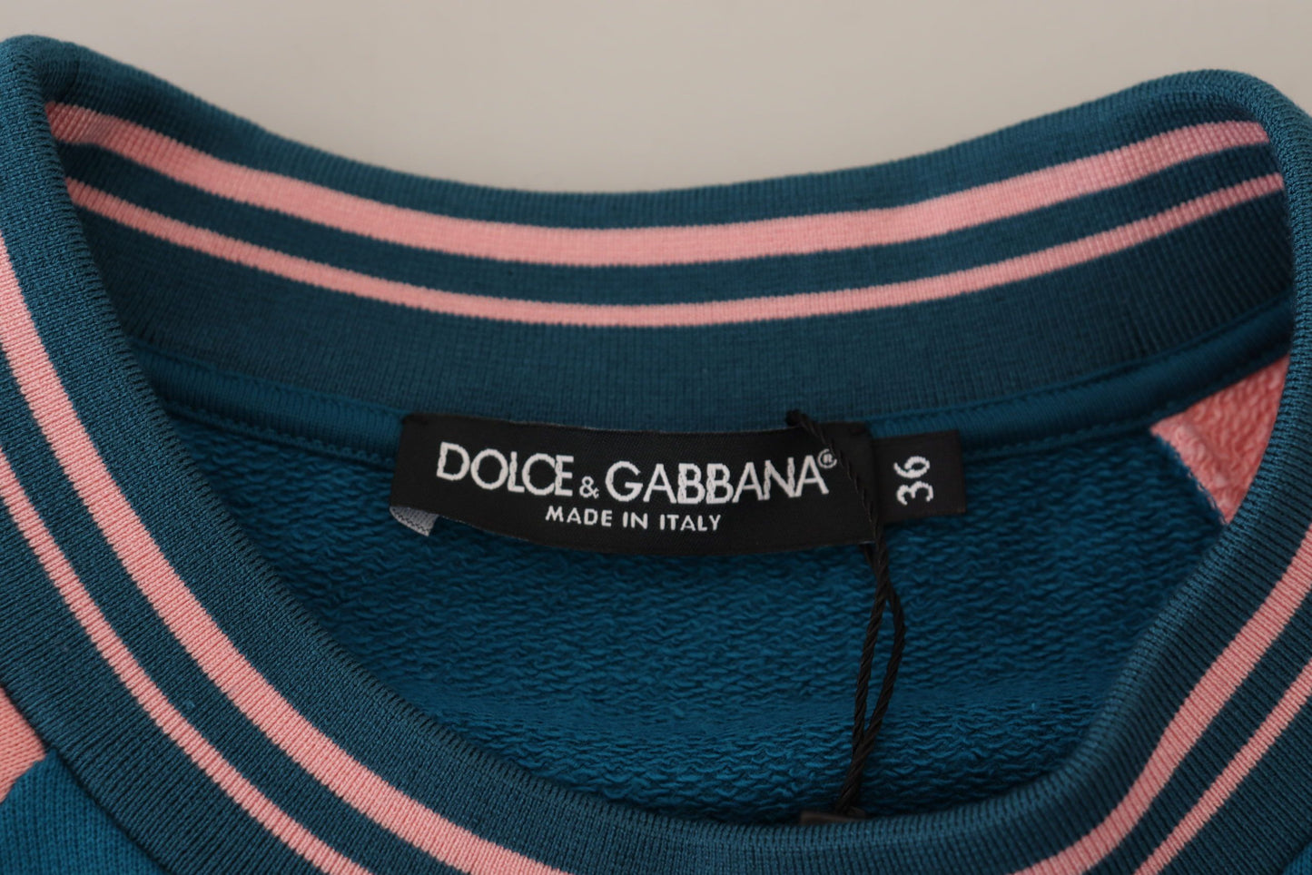 Dolce &amp; Gabbana Sequined Tropical Queen Cotton Sweater