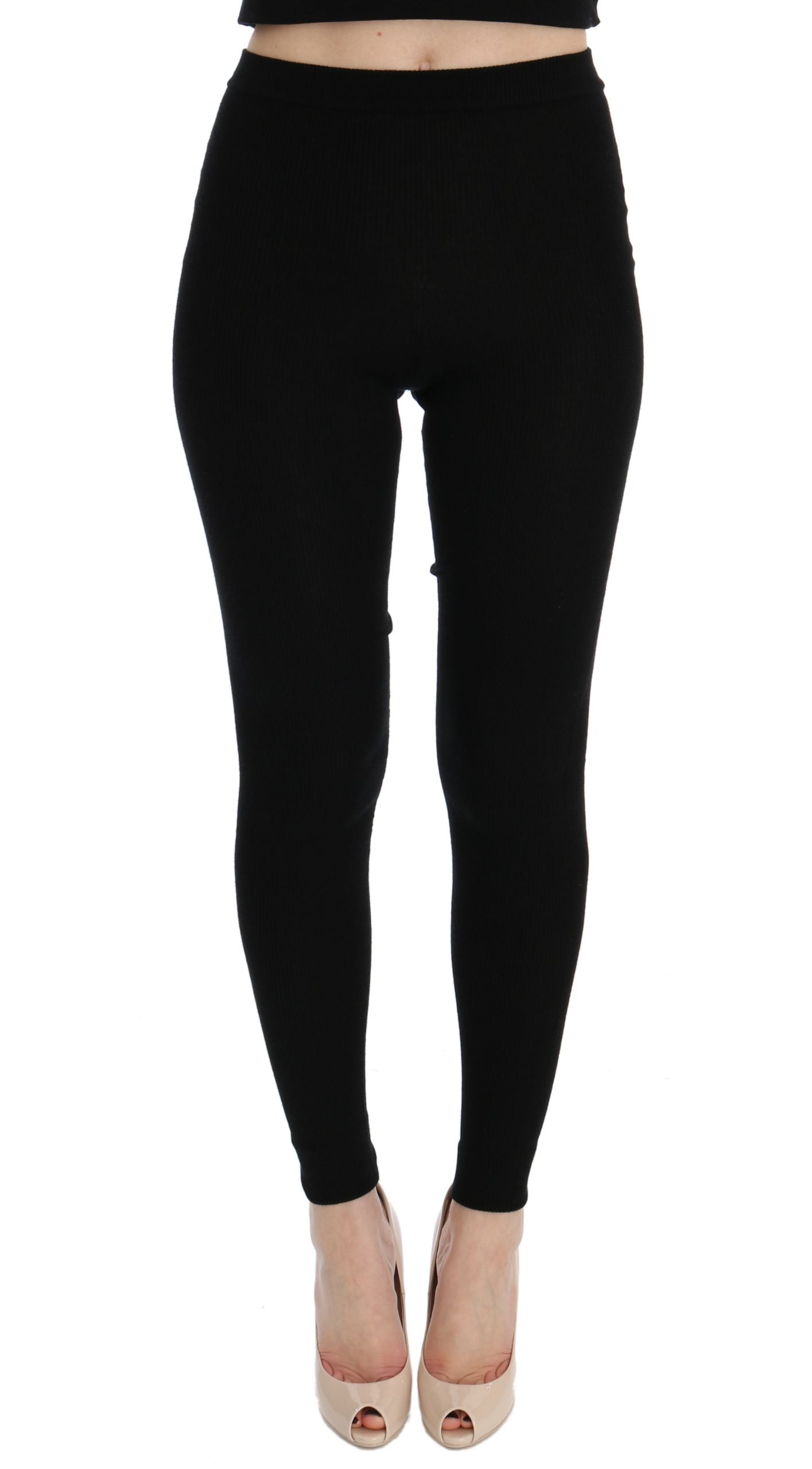 Dolce &amp; Gabbana Elegant Black Cashmere Pants