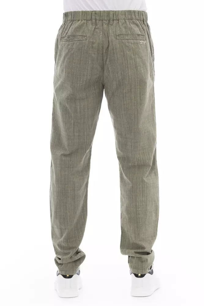 Baldinini Trend Army Cotton Men Pant