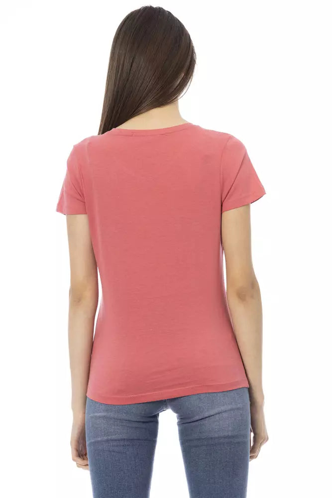 Trussardi Action Pink Cotton Women Top