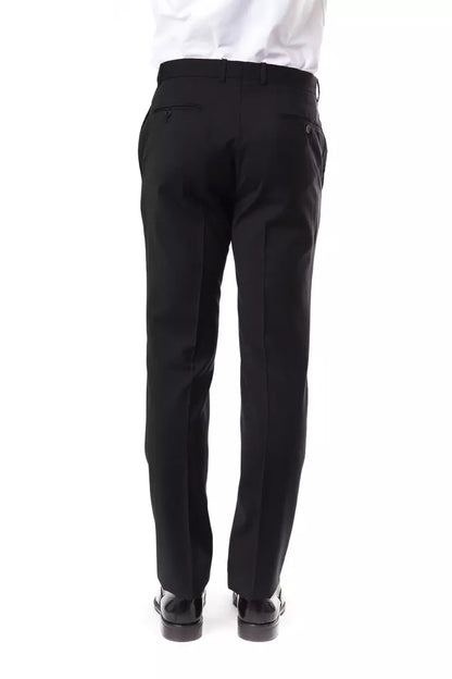 Uominitaliani Gray Wool Men Pant