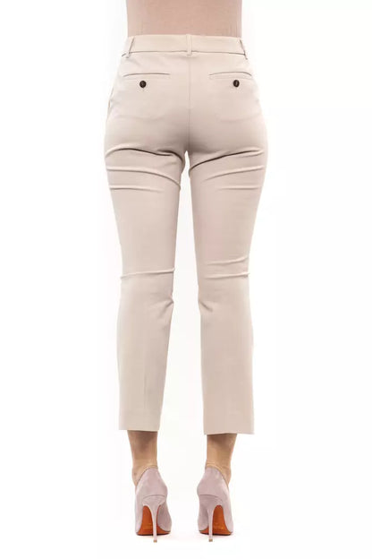 Peserico Beige Cotton Women Trouser