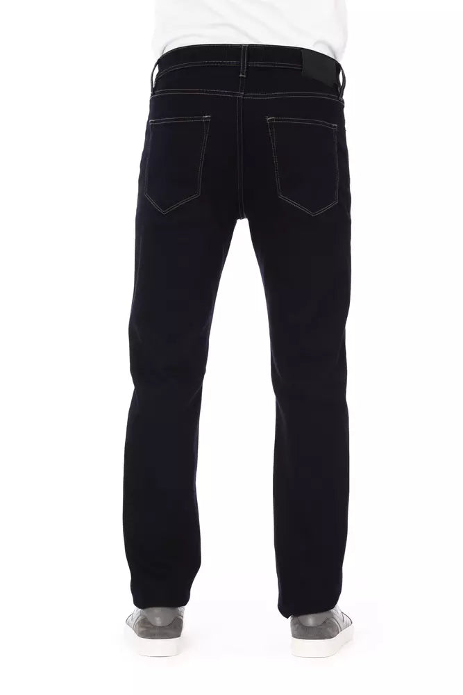 Baldinini Trend Blue Cotton Men Jeans