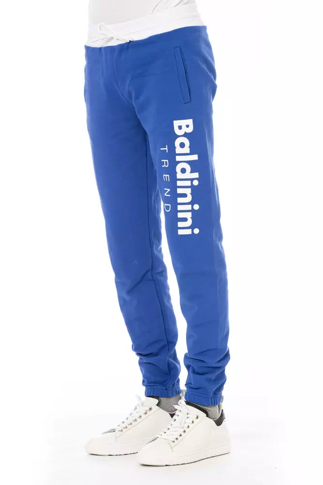 Baldinini Trend Elegant Fleece Sport Pants - Lace-Up &amp; Logo Detail