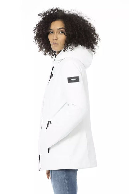 Baldinini Trend White Polyester Women Jacket