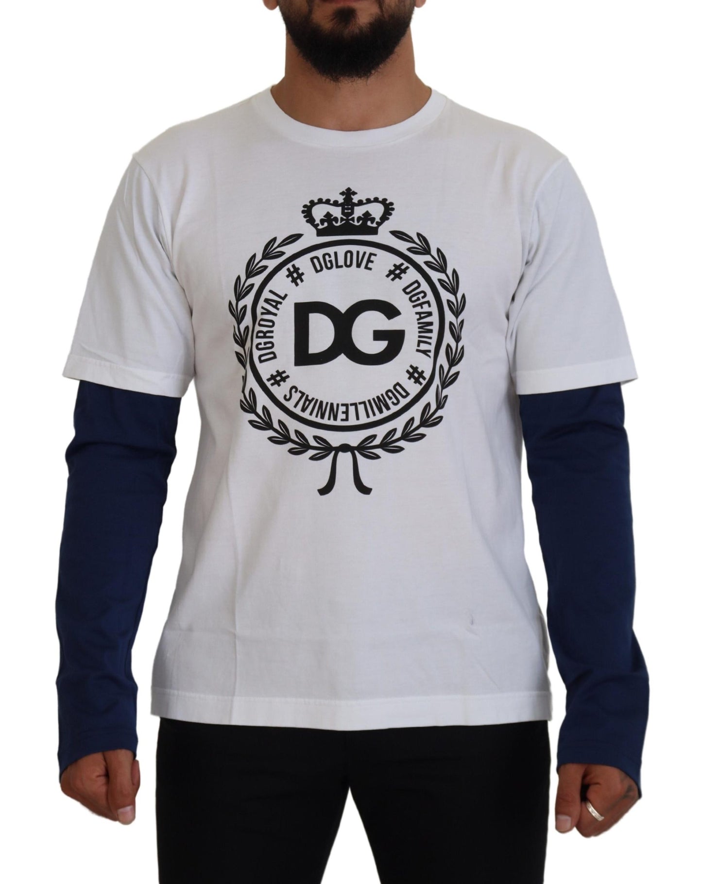 Dolce &amp; Gabbana Elegant Crew-Neck Pullover Sweater