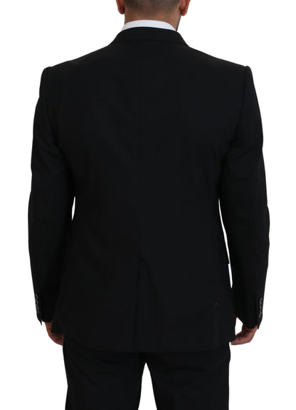 Dolce &amp; Gabbana Sicilian Style Black Single Breasted Blazer