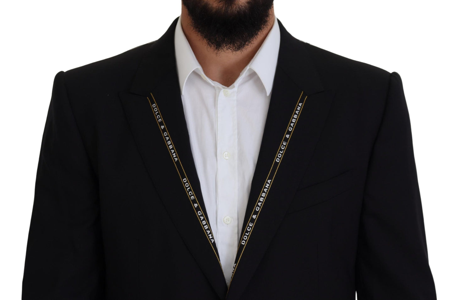 Dolce &amp; Gabbana Sicilian Style Black Single Breasted Blazer