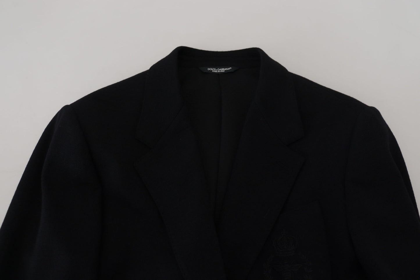 Dolce &amp; Gabbana Elegant Single Breasted Black Wool Blazer