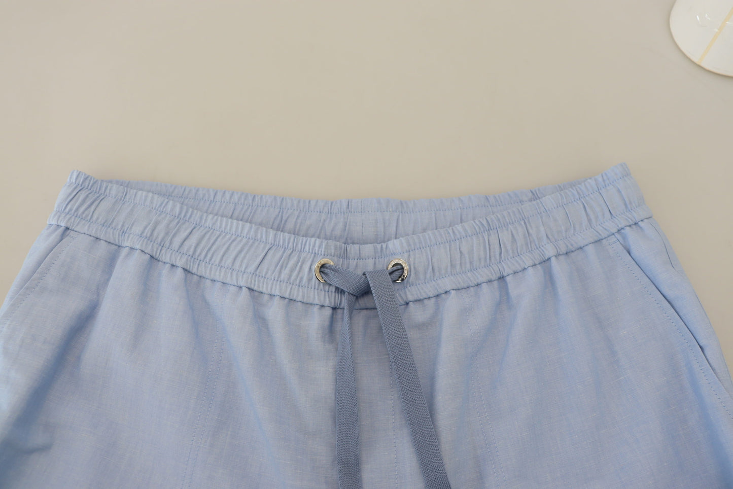 Dolce &amp; Gabbana Light Blue Bermuda Mid Waist Casual Shorts