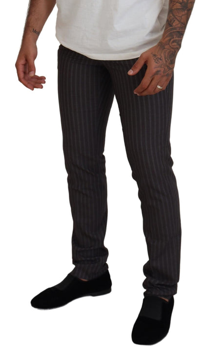 BENCIVENGA Elegant Striped Dress Pants for Men