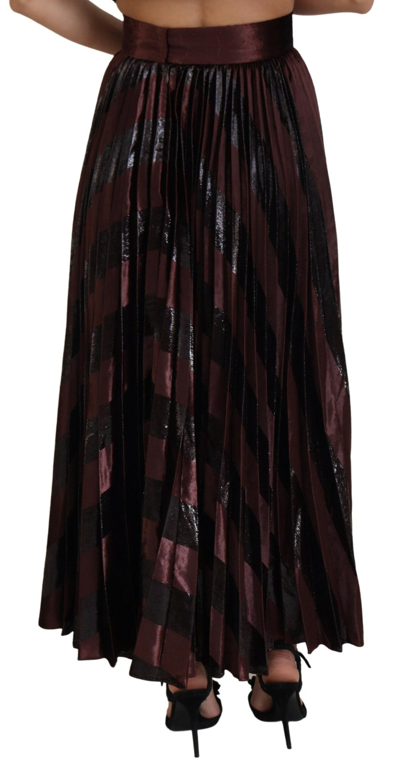 Dolce &amp; Gabbana Elegant High Waist A-Line Maxi Skirt