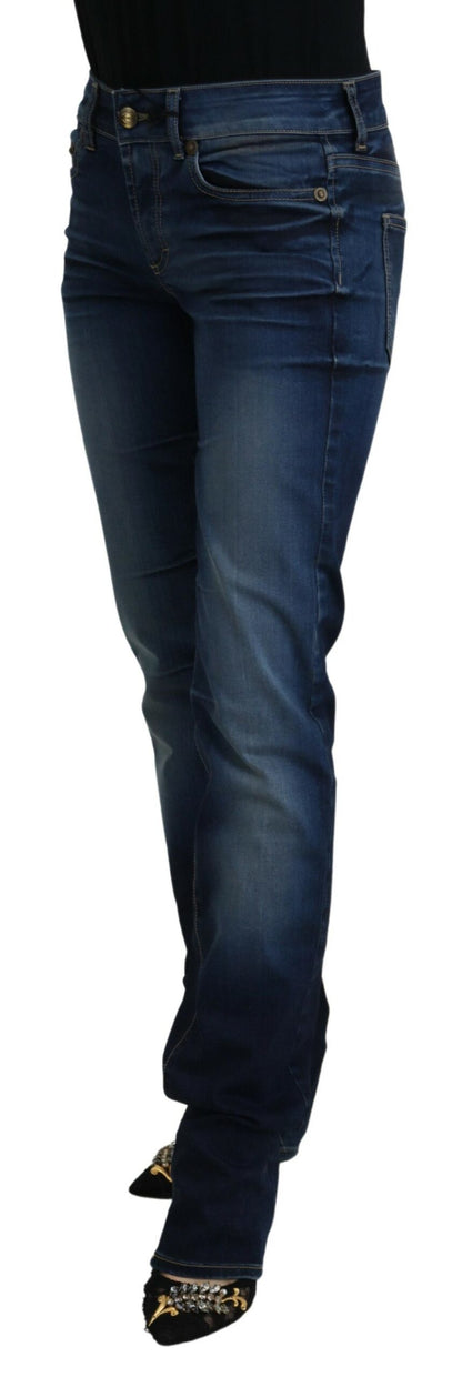 Just Cavalli Chic Low Waist Denim Pants in Blue