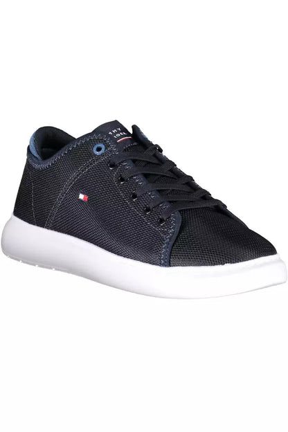 Tommy Hilfiger Blue Polyester Men Sneaker