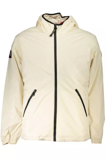 Napapijri White Polyamide Men Jacket