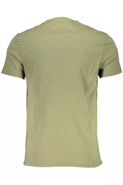 Guess Jeans Green Cotton Men T-Shirt